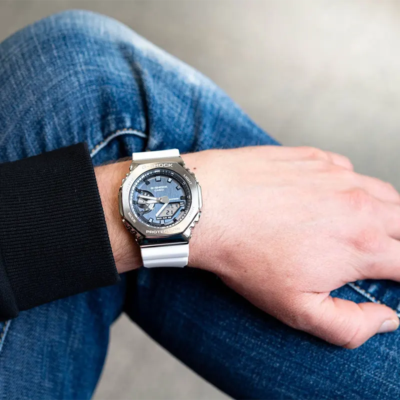 Casio G-Shock 2100 Series Dark Grey Dial Men's Watch- GM-2100WS-7A